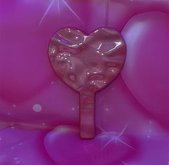 Heart Shaped Wavy  Mirror  ♡