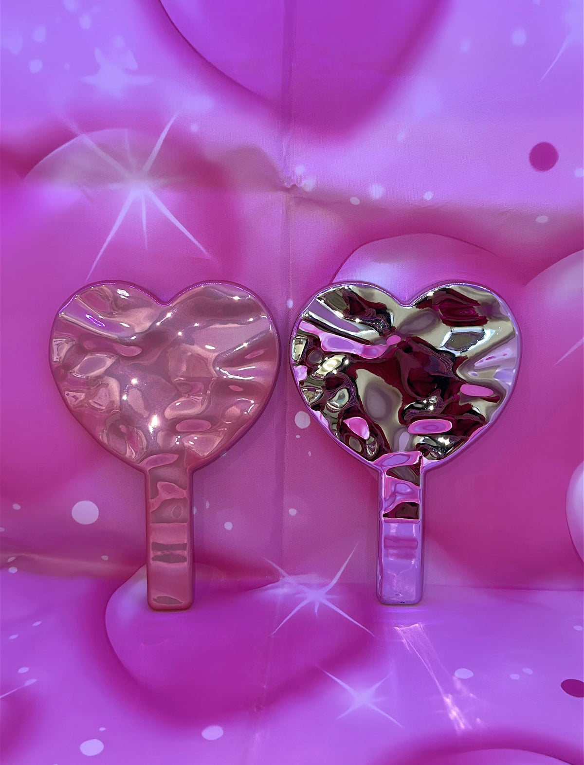 Heart Shaped Wavy  Mirror  ♡
